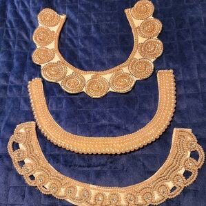 Vintage pearl chokers.